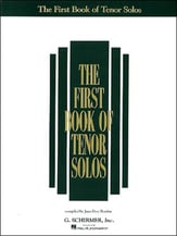 First Book of Tenor Solos Vocal Solo & Collections sheet music cover